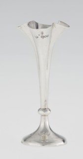 Chalice-shaped vase, Woodward, Horace & Co Ltd Birmingham, London; fl. ca. 1851–1919 maker, scrap -