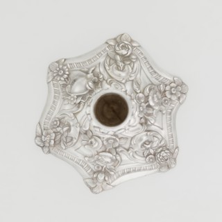 Single-candle candlestick by William Café fl. 1757–ca. 1802, rococo, 1763–1764, England, London.
