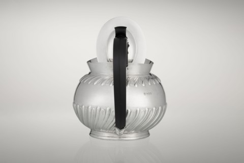 Teapot by Goldsmiths & Silversmiths Co Ltd London; makers William Gibson & John Langman goldsmiths.