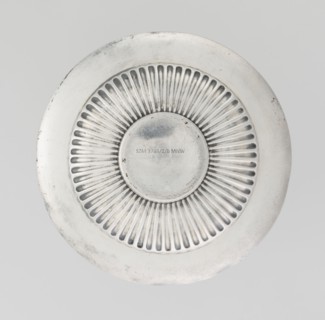Cup and saucer. Maker: Dixon, James & Sons Sheffield; goldsmiths; fl. 1806– . Hemispherical cup