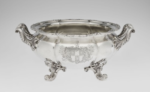 Punch vase, maker: Paul Storr 1771–1844; firm: Storr & Mortimer London; goldsmiths, fl. 1822–1838.