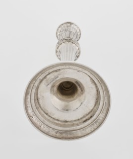Single-candle candlestick by John Schofield fl. 1776–1796. Georgian/George III classicism style,