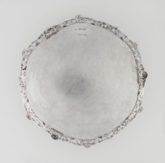 Leg tray by Robert Harper fl. 1853–1869, maker; Harper & Son London, goldsmith's firm, fl.