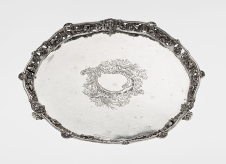 Leg Tray by Robert Harper fl. 1853–1869; Harper & Son London; goldsmith's firm; fl. 1869–1889.