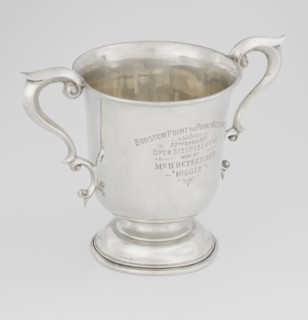 Prize cup by Mappin & Webb Ltd goldsmith, silversmith, dealer; fl. 1859-. Scrap - purchase,