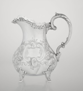 Milk jug by Mappin & Webb Ltd goldsmith, silversmith, dealer; fl. 1859–, neo-rococo style,