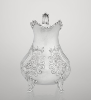 Milk jug, goldsmith/silversmith/dealer Mappin & Webb Ltd fl. 1859– maker, scrap - neo-rococo style,