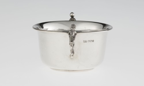 Porridge bowl - porringer. Maker: Mappin & Webb Ltd goldsmith, silversmith, dealer; fl. 1859-.