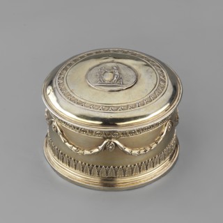 Toilet box, maker: Thomas I Pitts fl. 1755–ca.1793, goldsmith; style: Classicism/Georgian/George