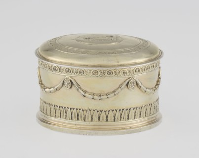 Toilet box by Thomas I Pitts fl. 1755–c.1793, goldsmith; Classicism style; 1780/1781, London,