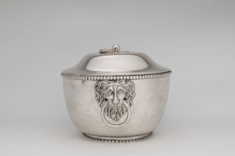 Vase with cover and platter; maker: Marcin Holke fl. ca. 1765–ca. 1792, goldsmith; tableware