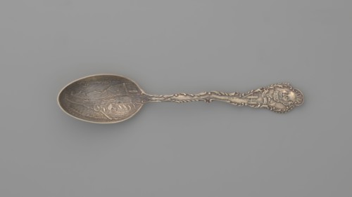 Souvenir spoon, Gorham Mfg. Co. Providence; goldsmith's manufactory; fl. 1865-, Souvenir spoon with