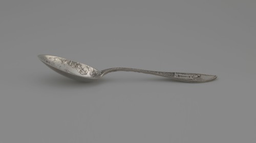Souvenir spoon, Towle Silversmith fl. 1882-, role classification of maker, goldsmith company