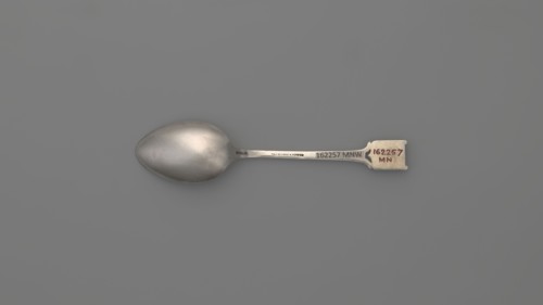 Souvenir spoon, Ford Company fl. 1875–1899. Souvenir spoon with an ovoid scoop with a pointed tip;