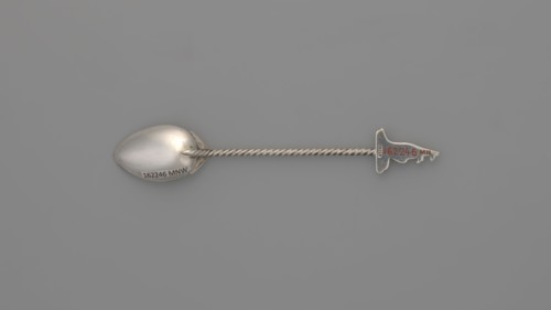 Souvenir spoon, Paderewski, Ignacy Jan 1860-1941; souvenir from Paderewski's tour of Australia and