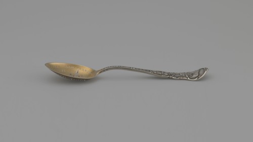 Souvenir spoon, Mechanics Sterling Co. Attleboro; goldsmith's firm; fl. 1896–1955. Souvenir spoon
