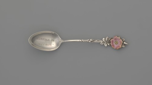Souvenir spoon, Reed & Barton Taunton; goldsmith's firm; fl. 1840–, maker, Hennegen Bates & Co fl.