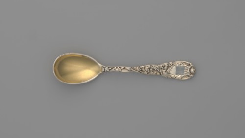 Egg spoon, Tiffany & Co. New York; goldsmith and dealer; active from 1853, designed by Charles