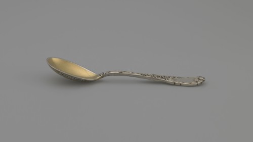 Egg spoon, Tiffany & Co New York; goldsmith and dealer; 1853-, ; designer Charles Grosjean