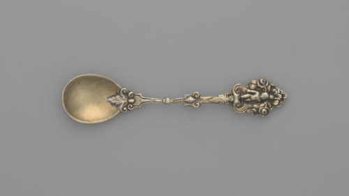 Decorative spoon, Neresheimer Hanau; goldsmith's workshop; 1890-, goldsmith's company author,