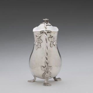 Jug, Holke, Marcin fl. ca. 1765–ca. 1792 goldsmith, tableware, flowers, before 1792, Poland,