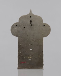 Lock, Baroque, 17th century. Four-bolt door lock with key key missing. Metalwork; height 33 cm,