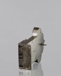 Lock, Baroque, 17th century. Four-bolt door lock with key key missing. Good locksmithing