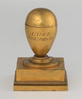 Inkwell, Tadeusz Bylewski 1866–1939, early 19th century, France, inkwell; height 13.5 cm, width 9.4