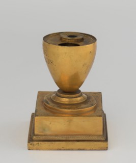 Inkwell, early 19th century, France, inkwell, height 13.5 cm, width 9.4 cm, depth 8.4 cm, A