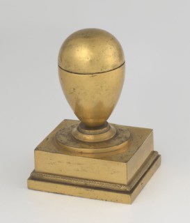 Inkwell, creator possibly Bylewski, Tadeusz 1866–1939, early 19th century, France, inkwell; height