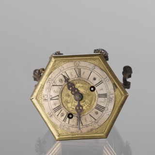 Tiled clock by Michael Gugenmus Johann Michael Gugenmus 1705–1775, watchmaker. Rococo, Regency
