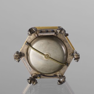 Tiled clock, Gugenmus, Michael 1705-1775 watchmaker, rococo style, regency ornament, tiled clock,