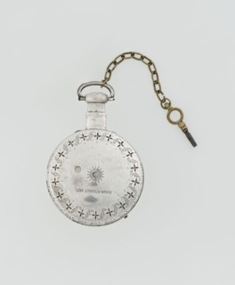 Pocket watch with key, Eardley Norton fl. 1770–1792; born 1728, died 1792 — casemaker Germany; 3rd