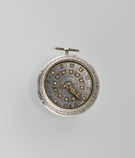 Pocket watch by Joseph Zeidlmayr active first half of the 18th century. Watch in a double case;