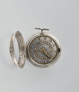 Pocket watch by Joseph Zeidlmayr fl. 1st half of the 18th century. Watch in a double case; outer