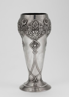 Art Nouveau vase, Khlebnikov goldsmith's workshop; 1840–1918, goldsmith. Scrap - purchase, purchase