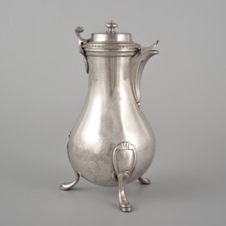 Coffee pot by F. Picard fl. ca. 1798–ca. 1809, silver, Paris, France, ca. 1798–1809. Vessel coffee