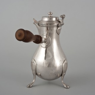 Coffee pot by F. Picard fl. ca. 1798–ca. 1809. Silver vessel, height 46.0 cm, width 8.5 cm, depth 8