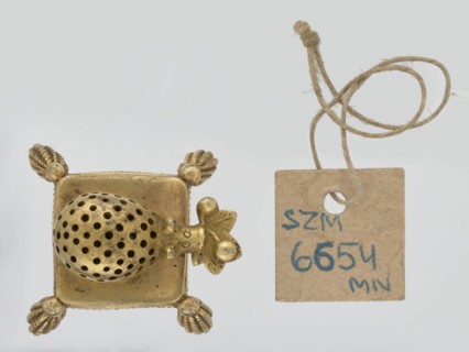 Toothpick holder, hedgehogs, animals, tassels; in the form of a hedgehog on a pad with tassels on