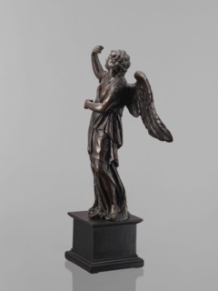 Statue - Angel, Renaissance, 16th century, Figure of a standing angel with his right hand raised,