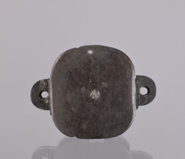 Lock register. The register on the bottom plate is in the form of an irregular oval, with two