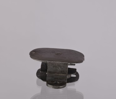 Lock register, 19th century, Germany. The register on the bottom plate is an irregular oval with