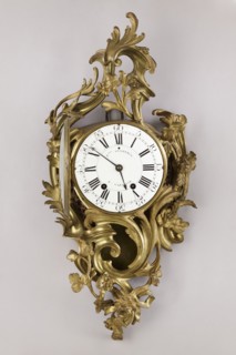 Cartel clock by Franciszek Gugenmus 1740–1820, 2nd half of the 18th century, Warsaw, Poland. Wall