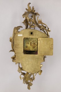 Cartel clock by Franciszek Gugenmus 1740–1820, 2nd half of the 18th century, Poland, Warsaw. Bronze