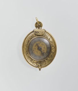 Pectoral watch, Stosch, Israel fl. 1st half of 17th century watchmaker, baroque, floral ornament,