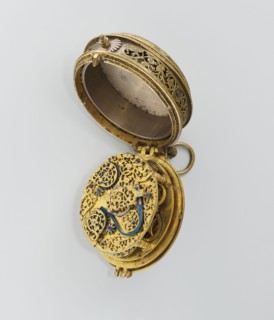 Pectoral watch, Stosch, Israel fl. 1st half of 17th century watchmaker, baroque, floral ornament,