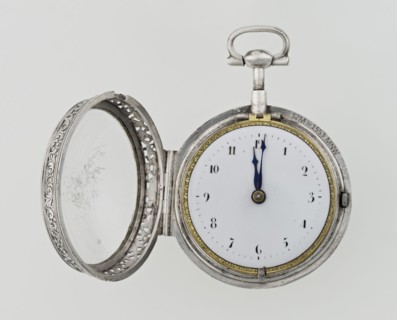 Pocket watch by Carl Willougby, 2nd quarter of the 18th century, London, England. Silver, partially