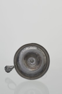 Scissor-shaped candlestick, so-called stoczek; maker: Jan Radecki fl. 1815–1837, goldsmith.