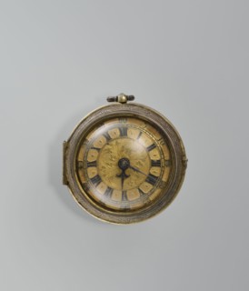 Pocket watch by Jacques Marcet fl. ca. 1725–ca. 1750, 2nd quarter of the 18th century. Gilded