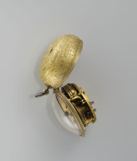 Pocket watch by Jacques Marcet fl. ca. 1725–ca. 1750, 2nd quarter of the 18th century. Gilded
